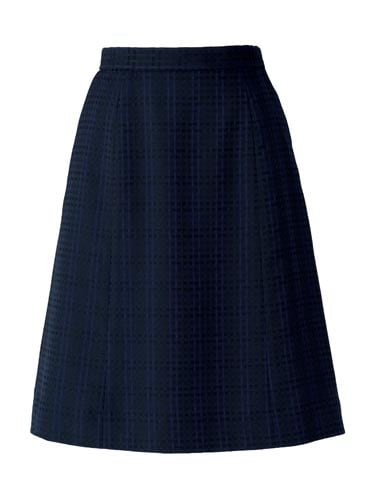 AラインスカートBCS2109−8 ネイビー19号