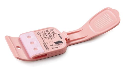 しっぷ貼り一人でペッタンコ ミニ 化粧箱 ピンク