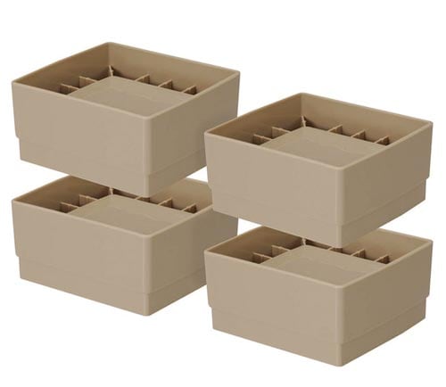 こたつの高さをあげる足 ジャンボ 4個入 ベージュ