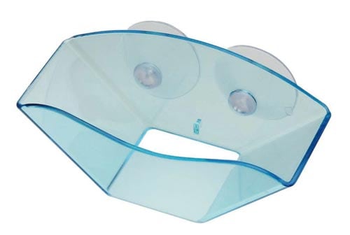 水切りが早い!スポンジラック ライトブルー