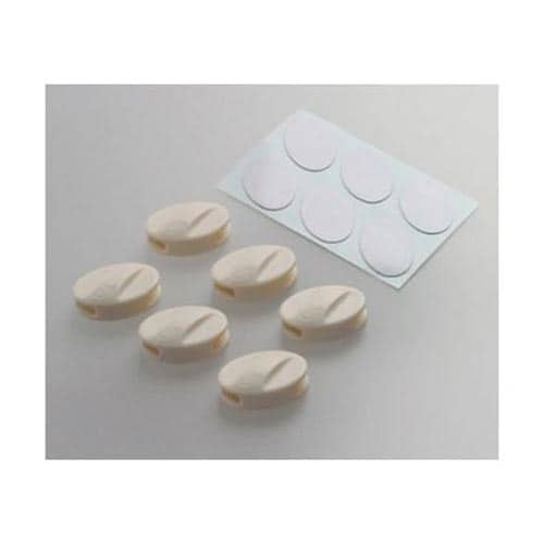 コードクリップ 6個入り ベージュ