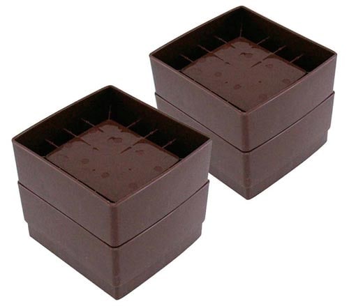 こたつの高さをあげる足 ジャンボ 4個入 ブラウン