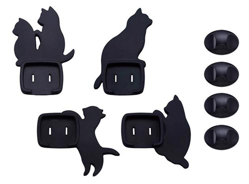 ねこのコンセントカバー 4個組