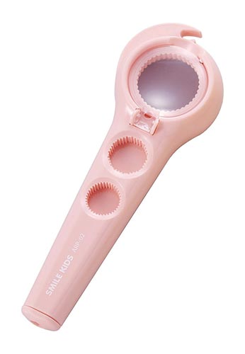 ルーペ付きらくらくオープナー ピンク