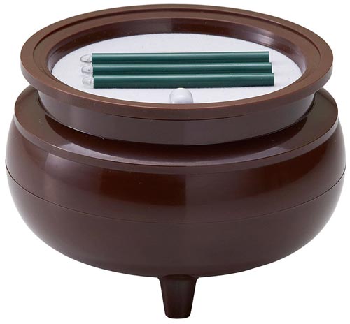 横置きの安心のお線香(中) ブラウン