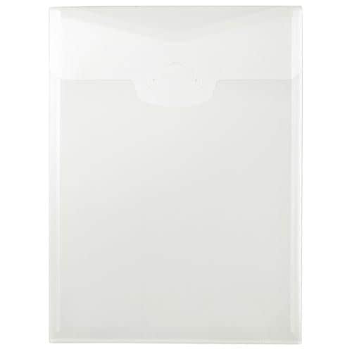 シンプルワークポケットエンベロープ縦クリアー×10