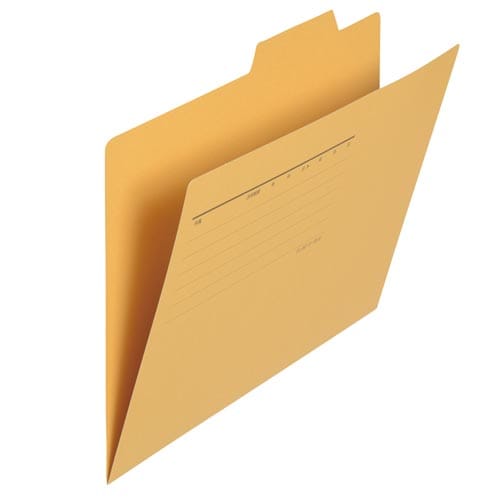 個別フォルダー B5横 イエロー×10