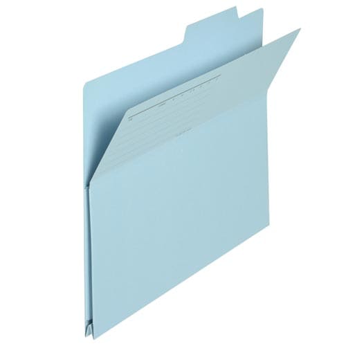 持ち出しフォルダー A4横 ロイヤルブルー×10