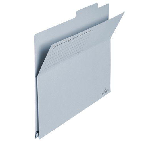 持ち出しフォルダーA4横 ブルー×10