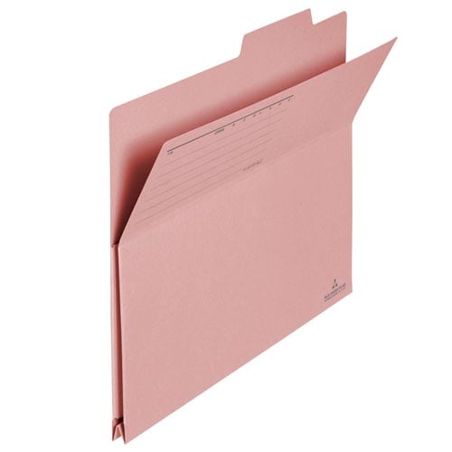 持ち出しフォルダーA4横 ピンク×10