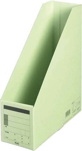 ボックスファイルA4縦背幅100mmグリーン×5