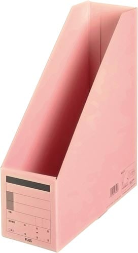 ボックスファイルA4縦背幅100mmピンク×5