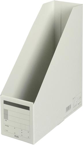 ボックスファイルA4縦背幅100mmグレー×5