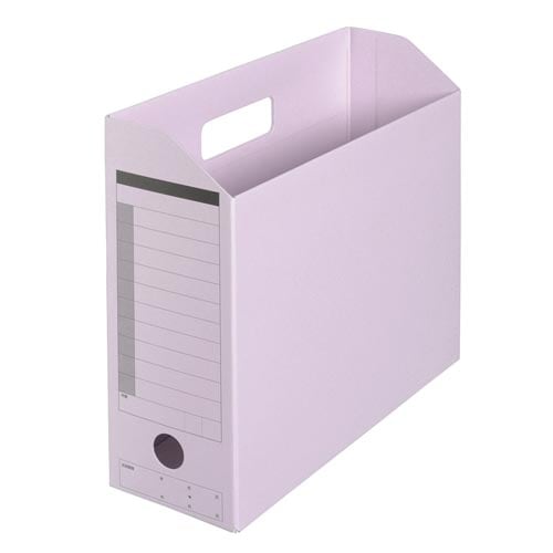 ボックスFA4横背幅100mmバイオレット×5