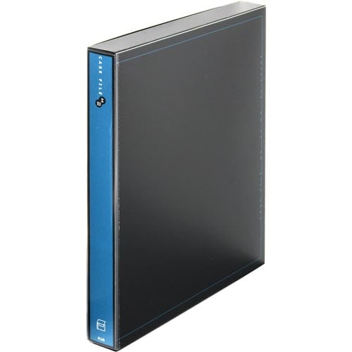 ケースファイル A4背幅35mm ブルー