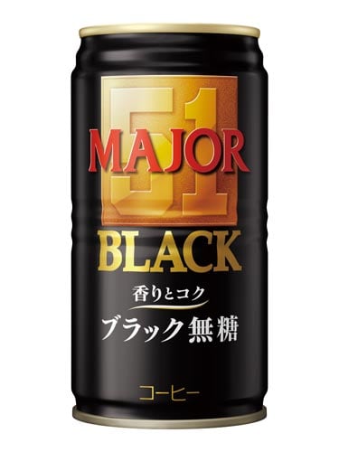 MAJOR香りとコクブラック無糖185g 30本