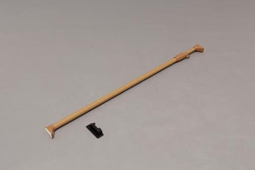 木調強力伸縮棒 ダークブラウン