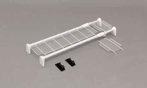 超強力伸縮メッシュ棚 ホワイト