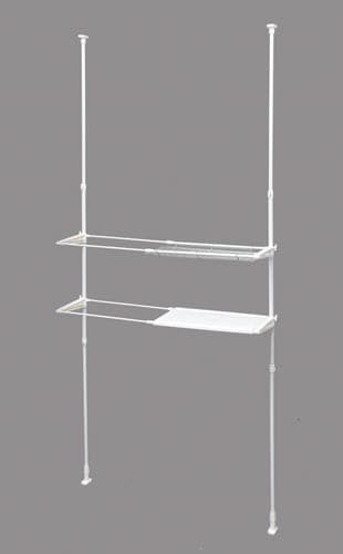 突張りランドリーラック