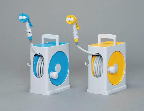 フルカバーホースリールスリム イエロー×グレー