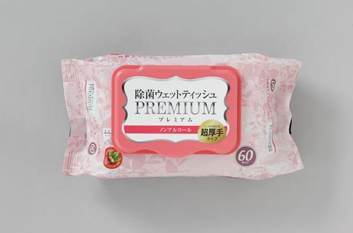 除菌ウェットティッシュプレミアムノンアルコール