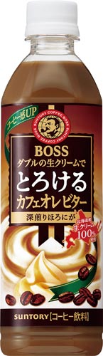 ボス とろけるカフェオレビター 500ml 24本