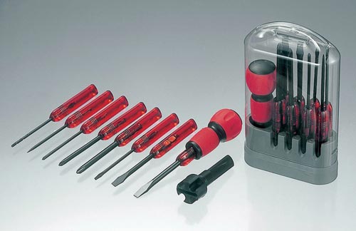 電工グリップ8本組ドライバーセット NO、6950
