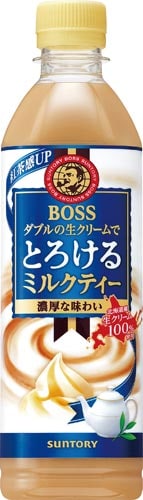 ボス とろけるミルクティー 500ml 24本