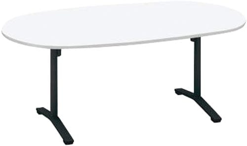 ビエナ楕円形 幅1800奥行900 ホワイト