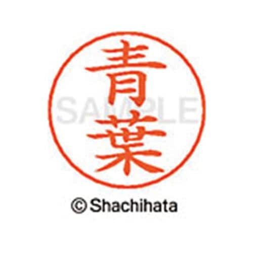 ネームペン用ネーム シルバー 既製 青葉