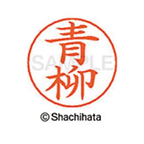 ネームペン用ネーム シルバー 既製 青柳