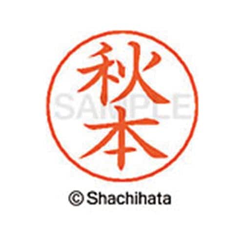 ネームペン用ネーム シルバー 既製 秋本