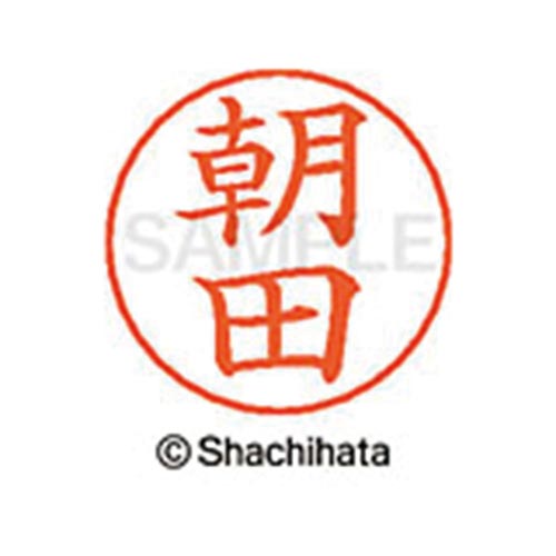 ネームペン用ネーム シルバー 既製 朝田