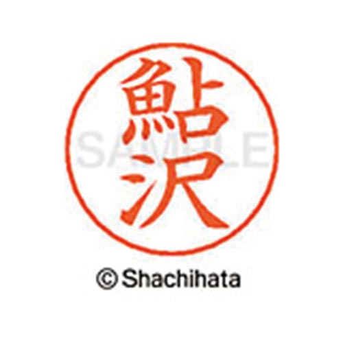 ネームペン用ネーム シルバー 既製 鮎沢
