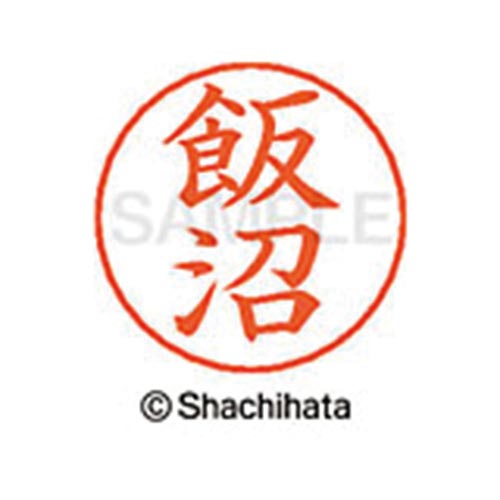 ネームペン用ネーム シルバー 既製 飯沼