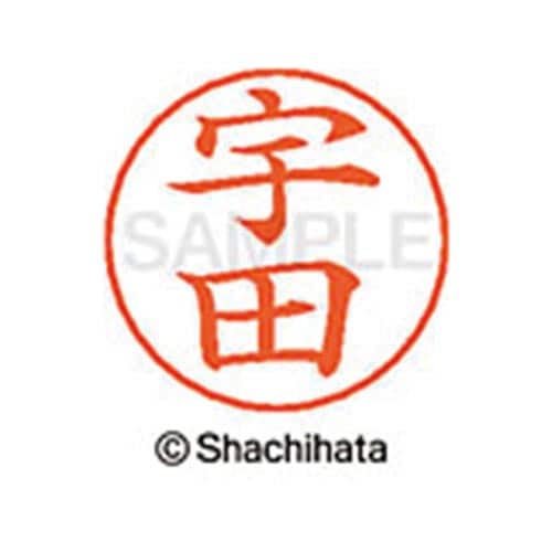 ネームペン用ネーム シルバー 既製 宇田