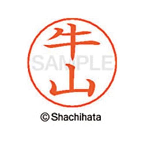 ネームペン用ネーム シルバー 既製 牛山