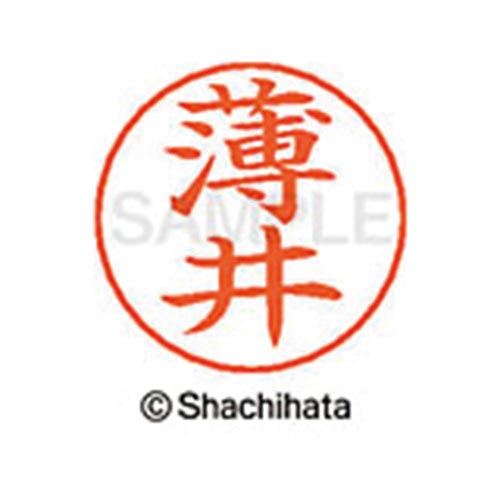 ネームペン用ネーム シルバー 既製 薄井