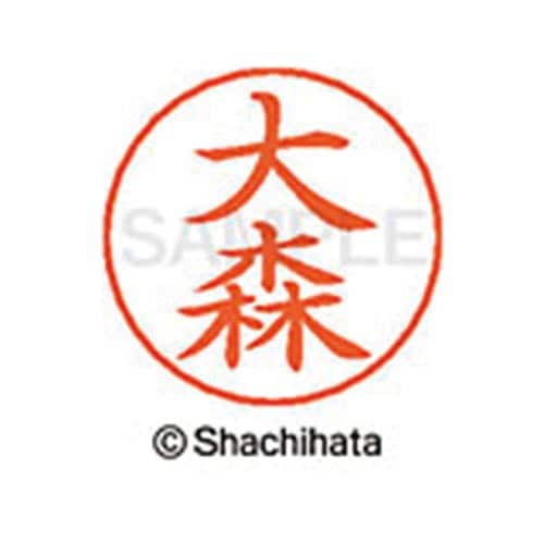 ネームペン用ネーム シルバー 既製 大森