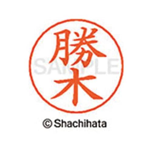 ネームペン用ネーム シルバー 既製 勝木