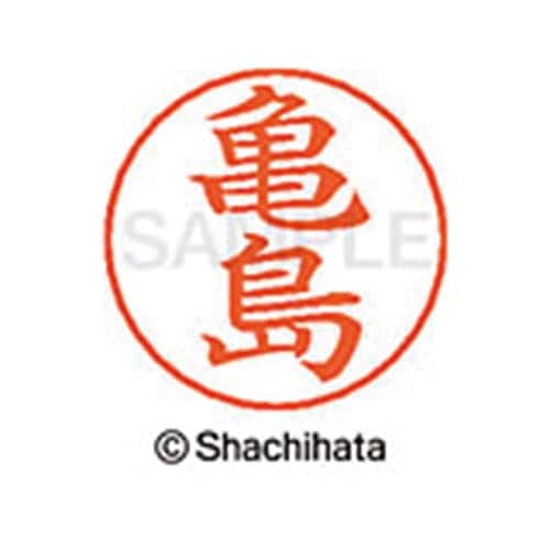 ネームペン用ネーム シルバー 既製 亀島
