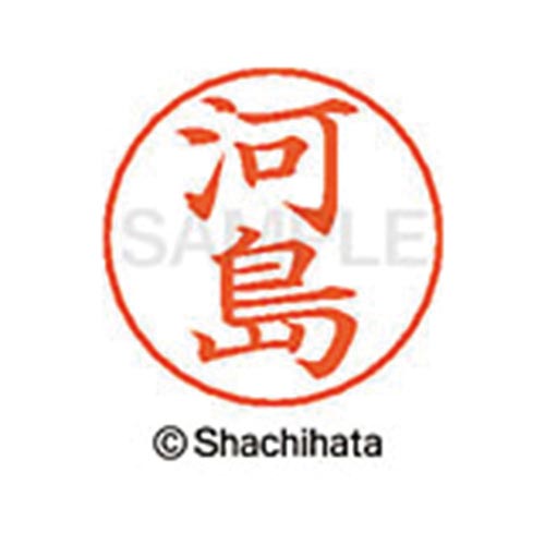 ネームペン用ネーム シルバー 既製 河島