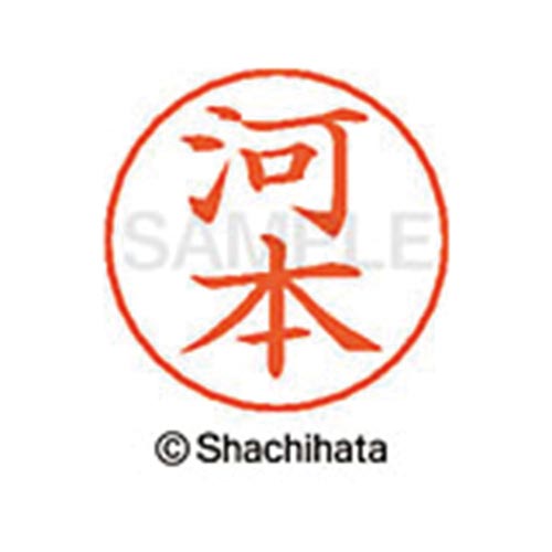 ネームペン用ネーム シルバー 既製 河本