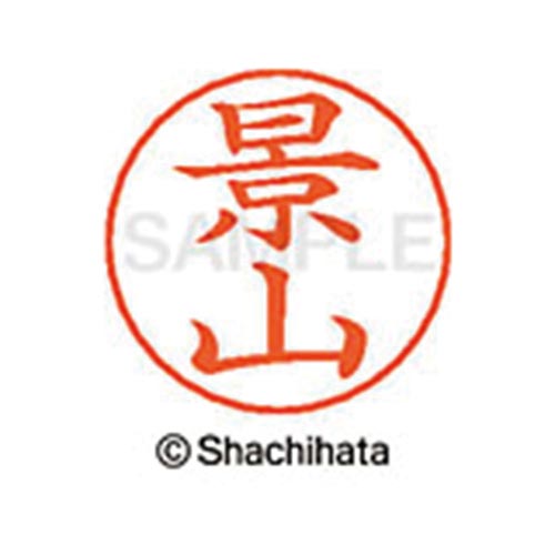 ネームペン用ネーム シルバー 既製 景山