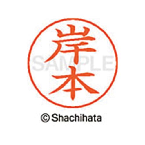 ネームペン用ネーム シルバー 既製 岸本