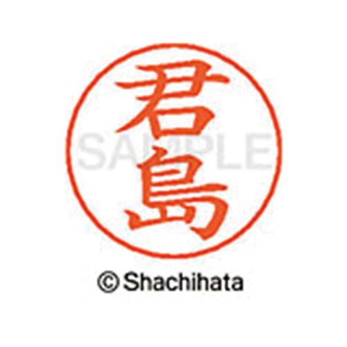 ネームペン用ネーム シルバー 既製 君島