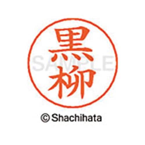 ネームペン用ネーム シルバー 既製 黒柳