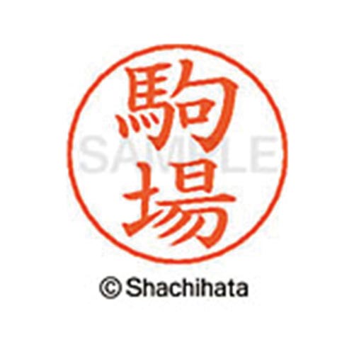 ネームペン用ネーム シルバー 既製 駒場