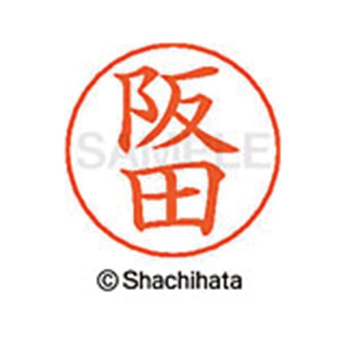 ネームペン用ネーム シルバー 既製 阪田