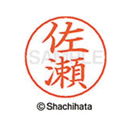 ネームペン用ネーム シルバー 既製 佐瀬